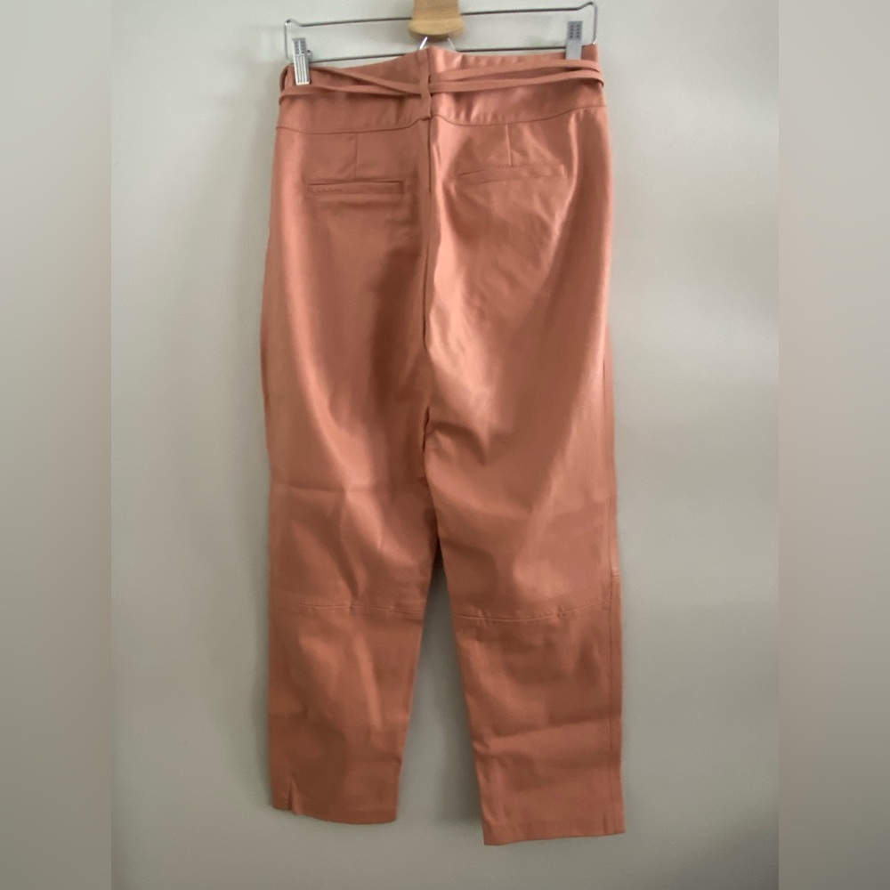 Anthropologie BLANKNYC Chelsea Tapered Faux Leather pants new - Picture 6 of 7